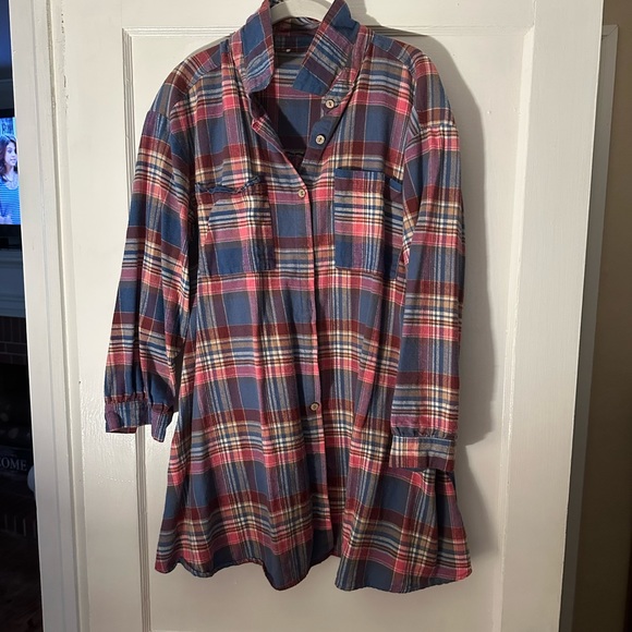 Tops - Plaid tunic